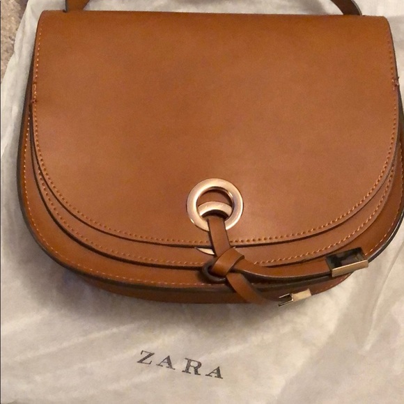 Zara satchel brown bag - Picture 2 of 6